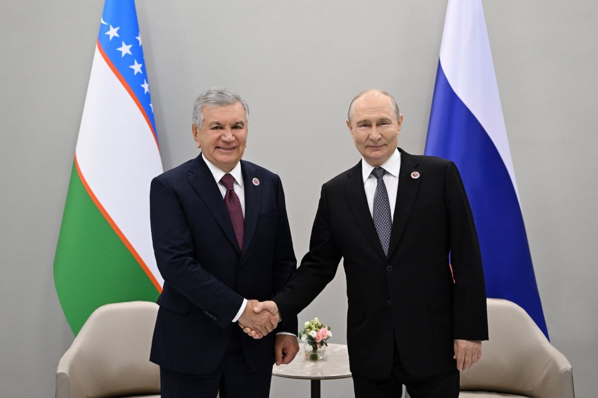 Шавкат Мирзиёев встретился с Владимиром Путиным