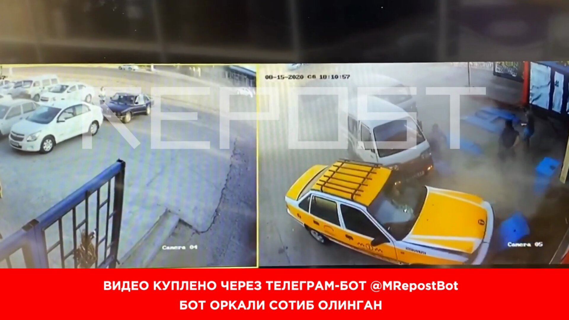 В Алмалыке 18-летний парень без прав сел за автомобиль и врезался в припаркованный Damas
