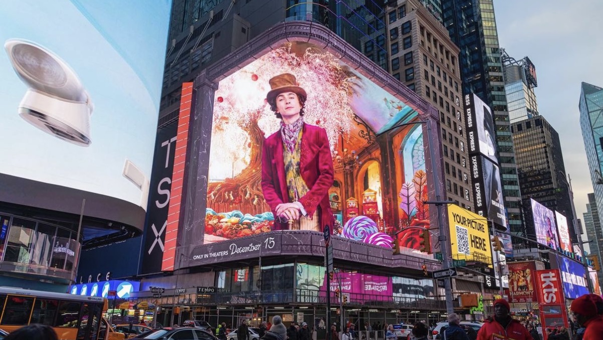 На Times Square запустили рекламу «Вонки»