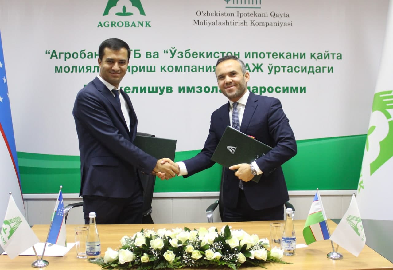 «Агробанк» наладил сотрудничество с Компанией по рефинансированию ипотеки Узбекистана