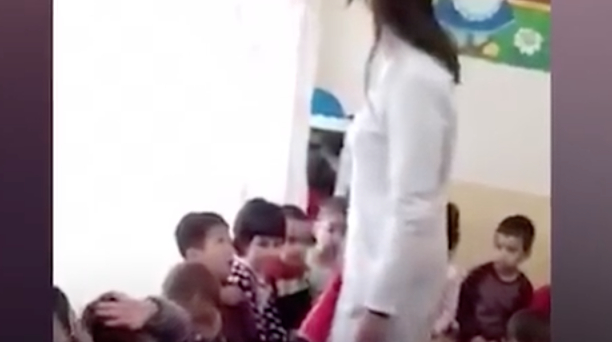 В ГУВД Ташкента и МДО заинтересовались видео, на котором воспитательница избивает детей