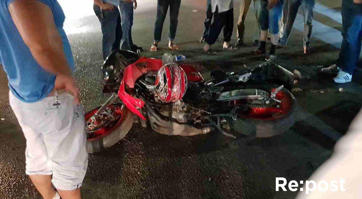 В Ташкенте «Жигули» проехал на красный и влетел в байк: мотоциклист потерял ногу и находится в реанимации