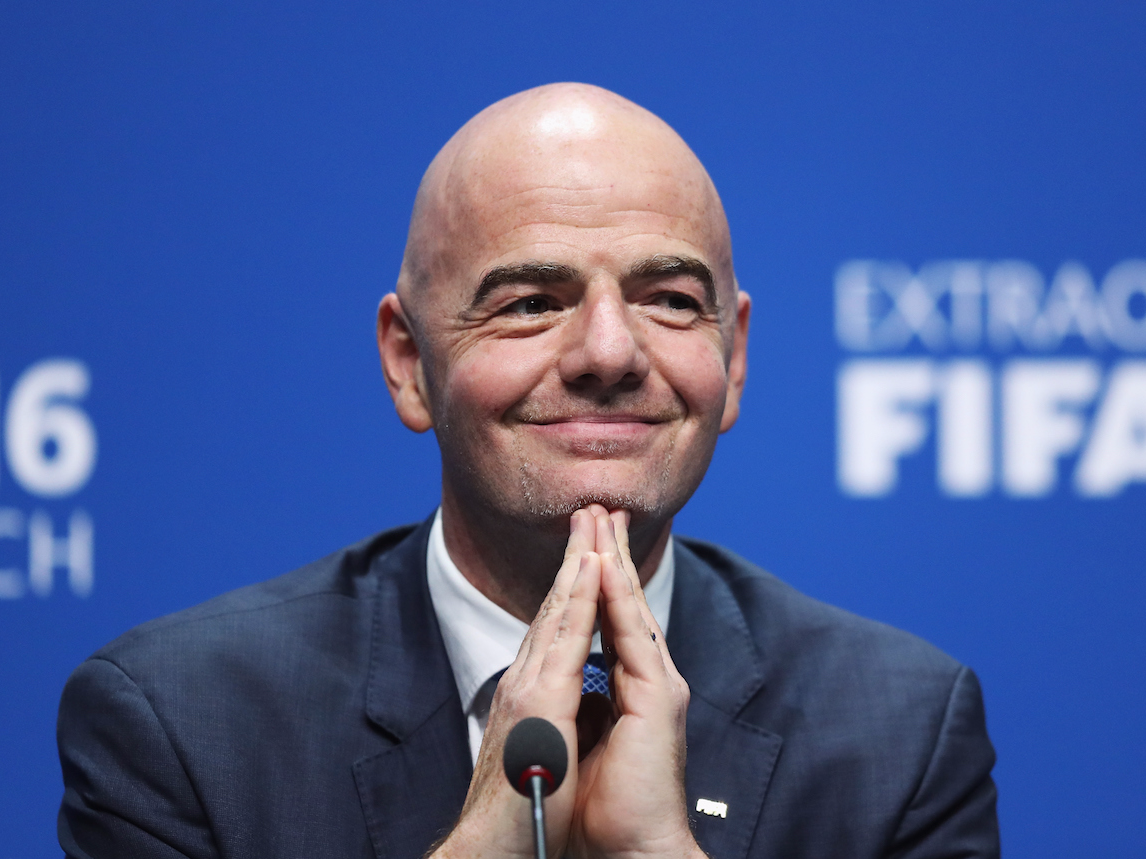 Президент FIFA Инфантино собирается приехать в Узбекистан