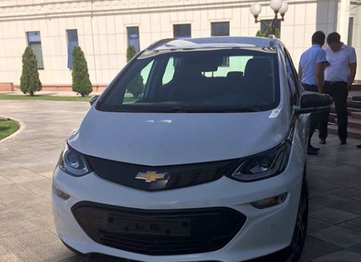 Раскрыта история появления в Ташкенте единственного Chevrolet Bolt EV