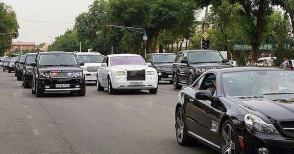 В Ташкенте подсчитали количество оштрафованных с начала года свадебных кортежей