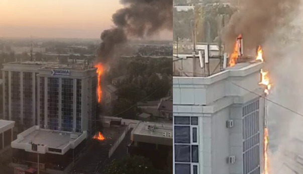 Установлена причина пожара в бизнес-центре Sigma