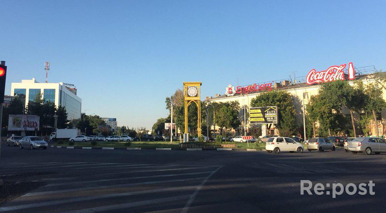 В Ташкенте спустя неделю снесут раскритикованные жителями часы