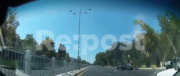 Опубликован момент страшного ДТП в Ташкенте, в котором столкнулись два Lacetti