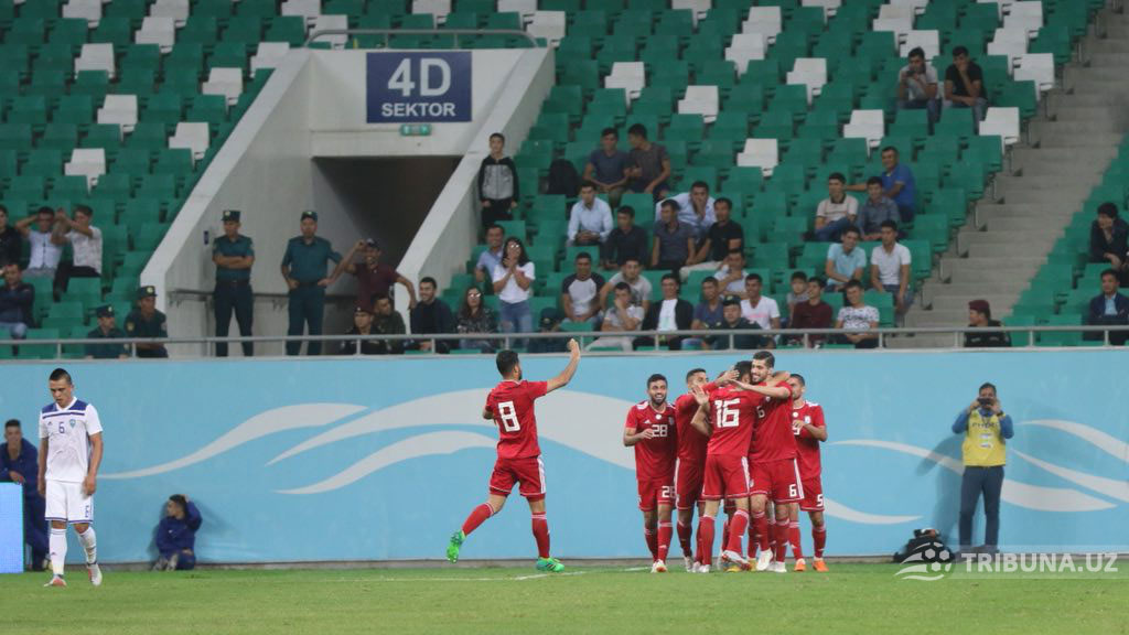 Узбекистан проиграл Ирану на домашнем матче в Ташкенте (видео)