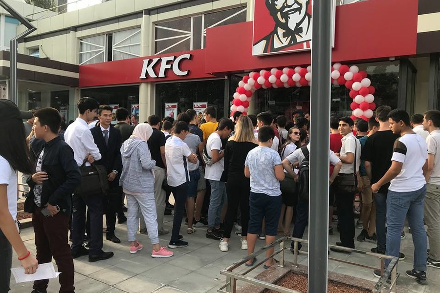 В Ташкенте открылся первый ресторан KFC