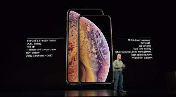 Apple представила новые iPhone Xs и iPhone Xs Max (фото)