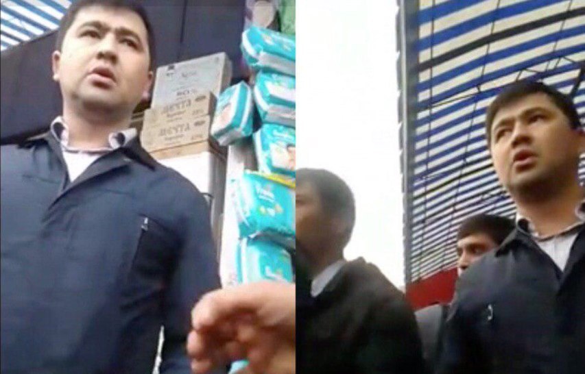 В Ташкенте предприниматель отчитал налоговика за просьбу предъявить чек (видео)