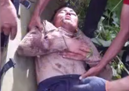 В Андижане МЧСники спасли ребенка, упавшего с горы (видео)