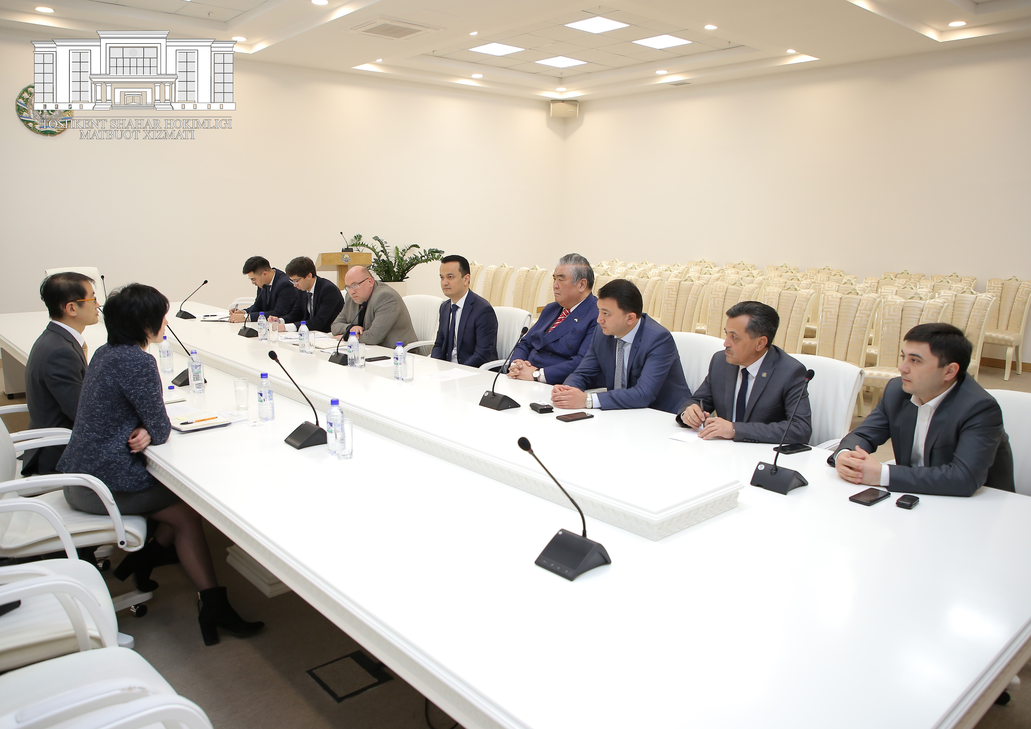 Корейские компании заинтересовались проектами Tashkent City