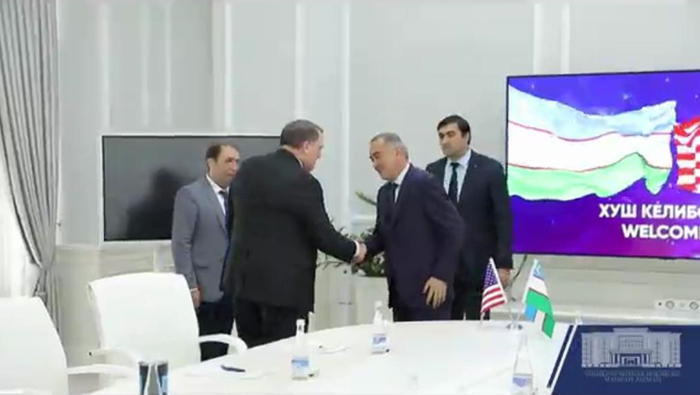 В Ташкенте состоялась встреча хокима и мэра города Клинтон