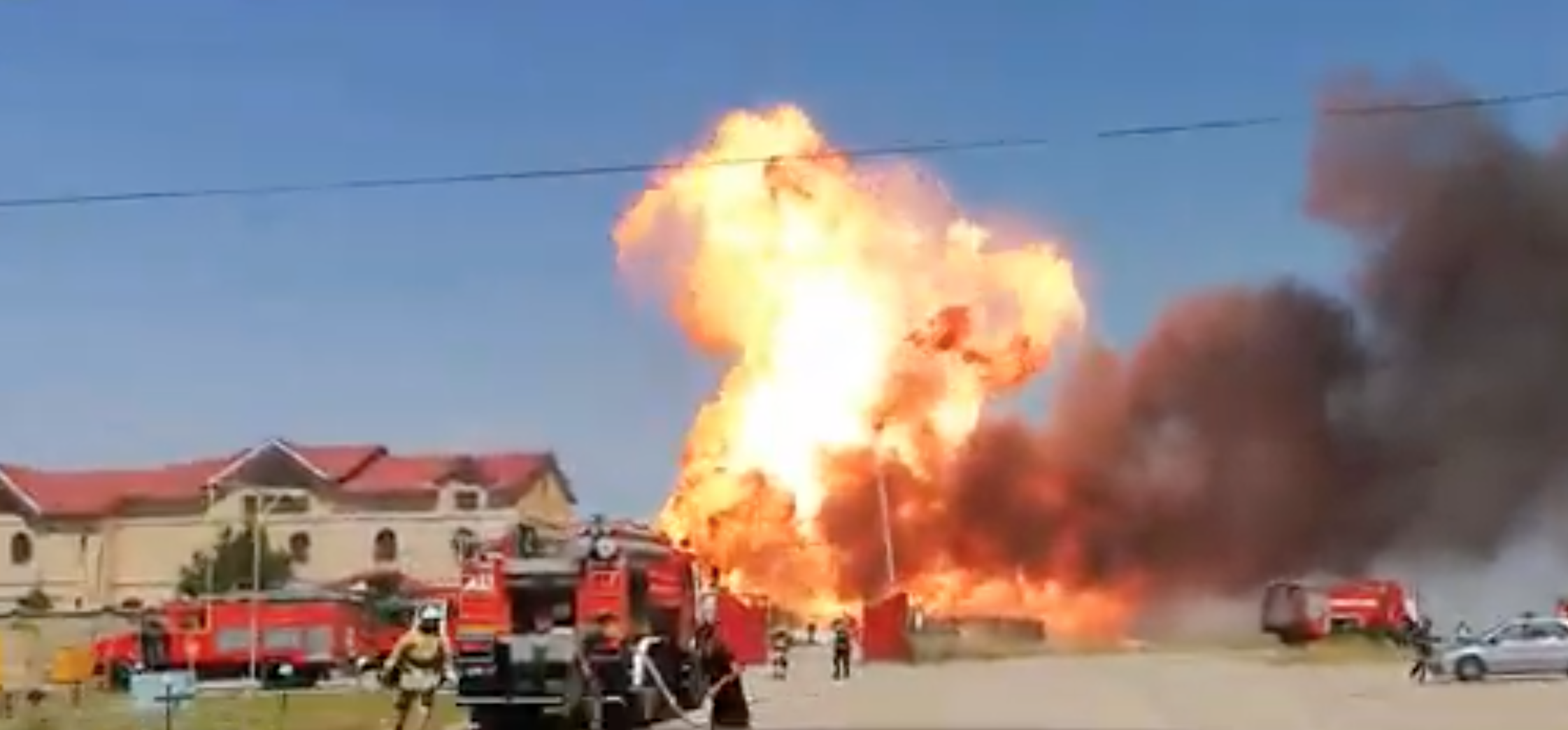 В Шымкенте на газохранилище прогремел взрыв (видео)
