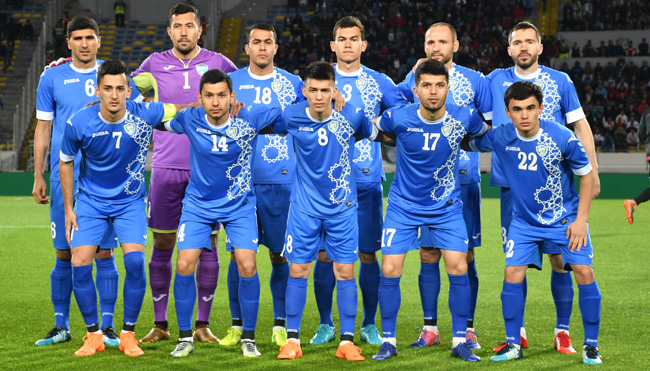 Узбекская сборная поднялась в рейтинге ФИФА 