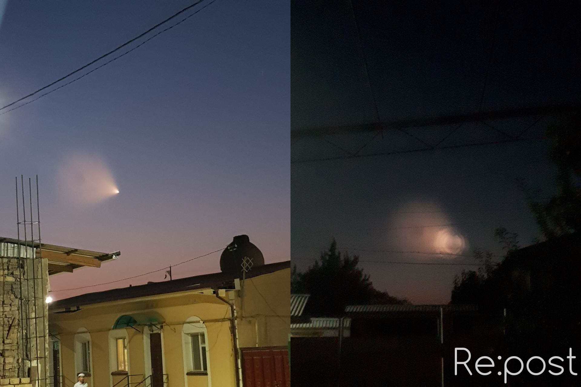 Жители Узбекистана могли видеть в ночном небе межконтинентальную баллистическую ракету «Тополь»