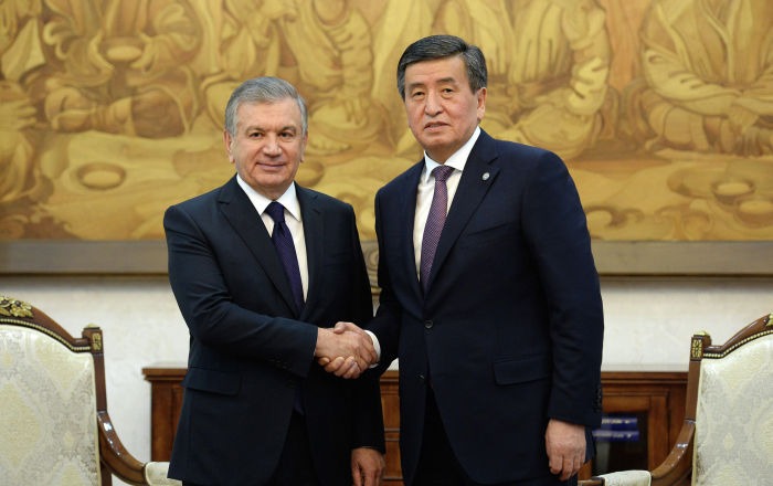 Мирзиёев и Сооронбай Жээнбеков обсудили укрепление отношений