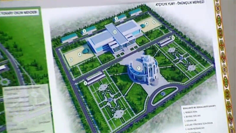 В Туркменистане начали строить новую столицу Ахала
