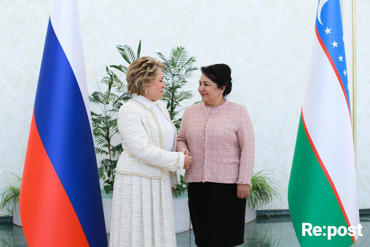 Фоторепортаж: как прошел визит Председателя Совета Федерации России в Узбекистане 