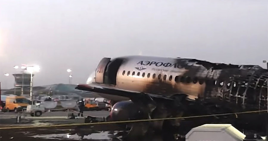 Названа причина смерти большинства пассажиров сгоревшего в Шереметьево SSJ-100