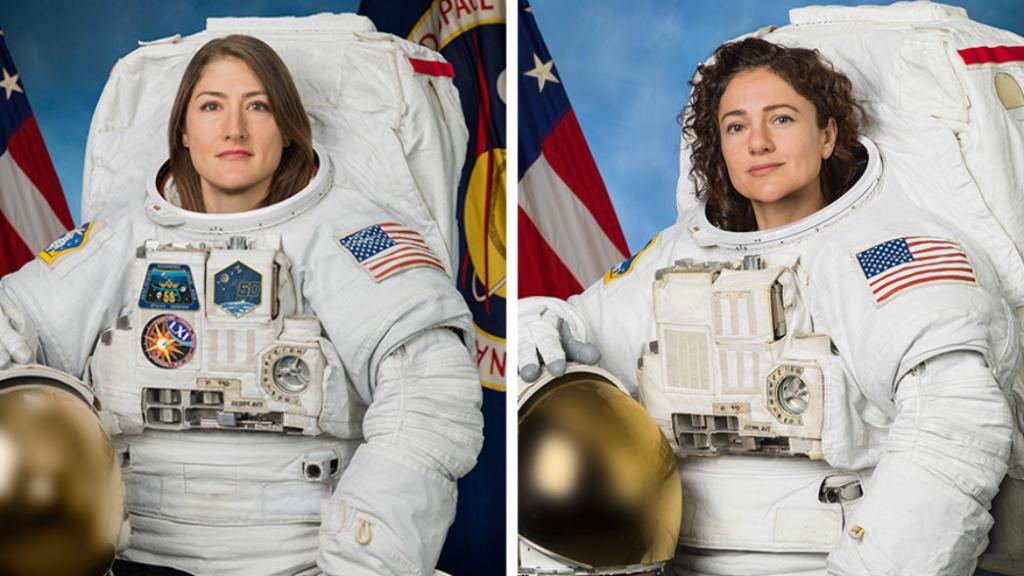 Женщины впервые вышли в открытый космос