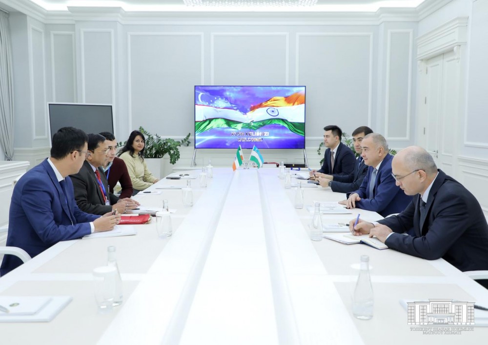 Хоким Ташкента встретился с президентом Международного совета юристов Индии