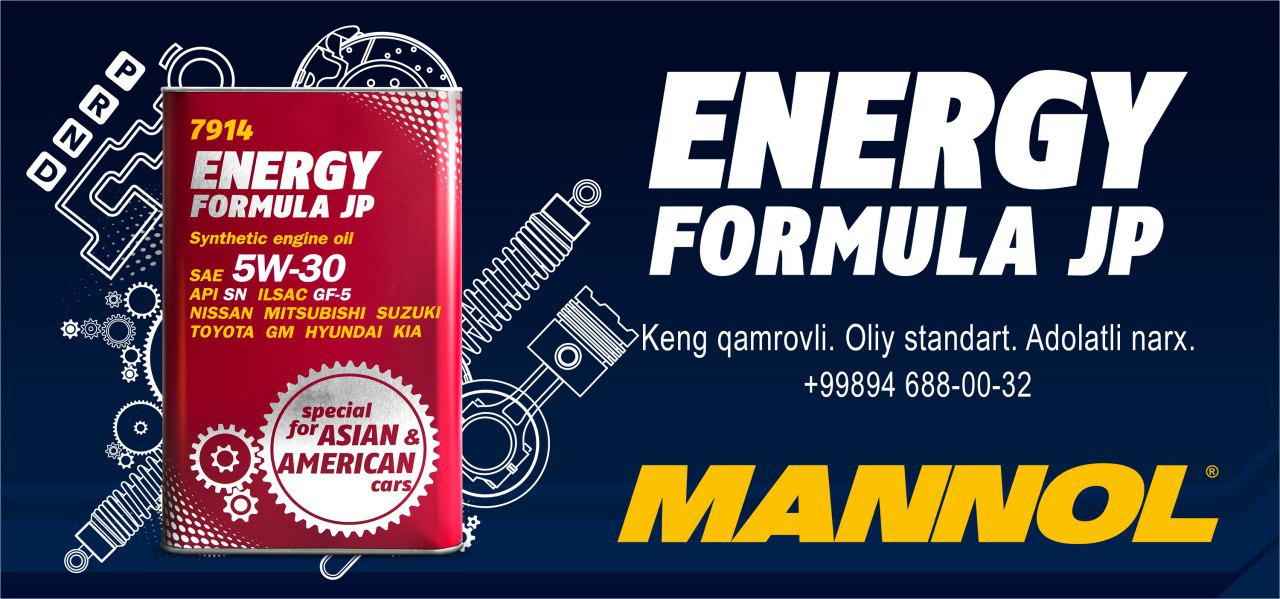 MANNOL предлагает моторные масла ENERGY FORMULA JP, подходящие для всей линейки автомобилей Chevrolet