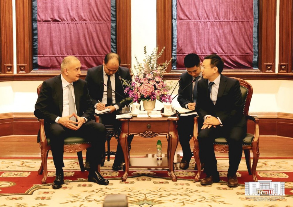 Джахонгир Артикходжаев встретился с вице-губернатором провинции Гуандун Чжаном Синем