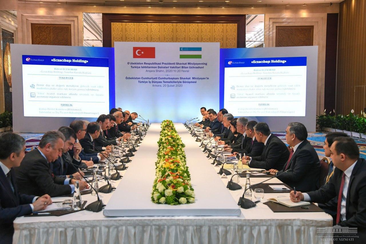 Турецкая компания захотела вложить миллиарды в проекты Узбекистана