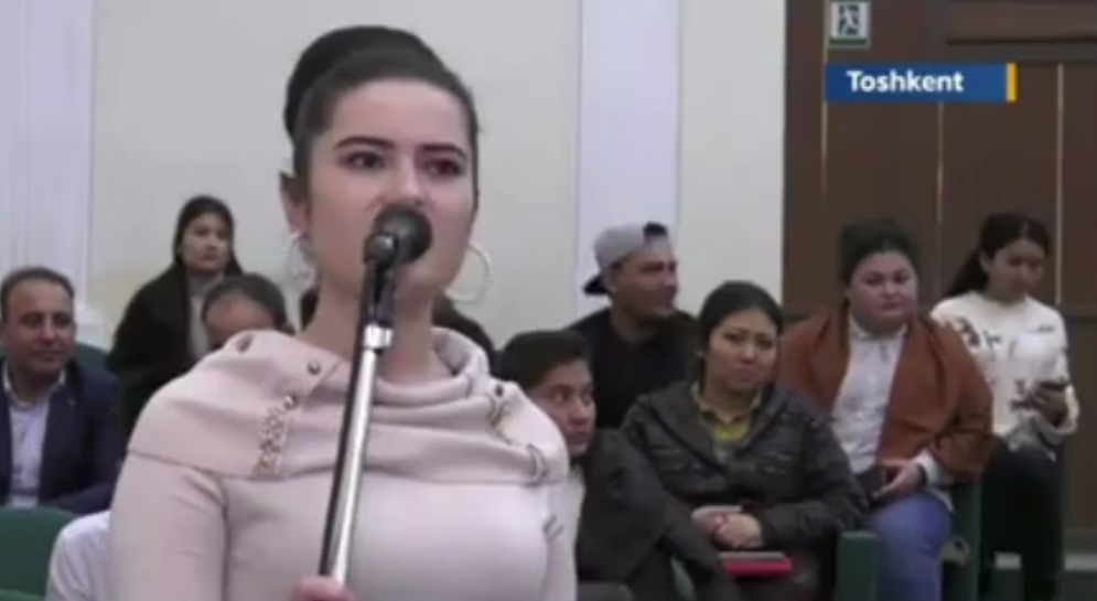 Студентка попросила Озодбека Назарбекова уволить декана института культуры за проклинания родителей 