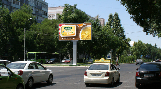 Обнародованы цены за размещение внешней рекламы в Ташкенте