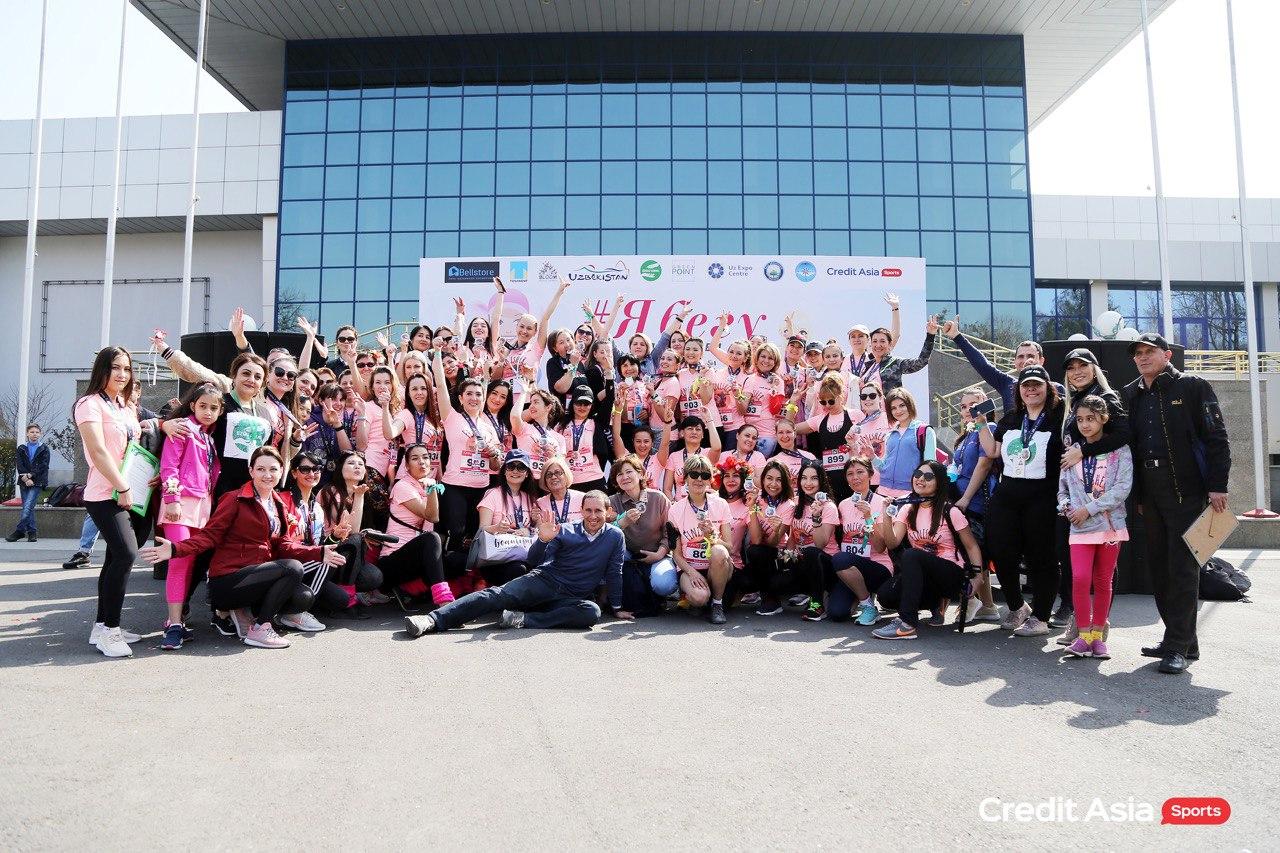 Объединение красоты и спорта – в Ташкенте 14 марта состоялся женский благотворительный забег LadyRun