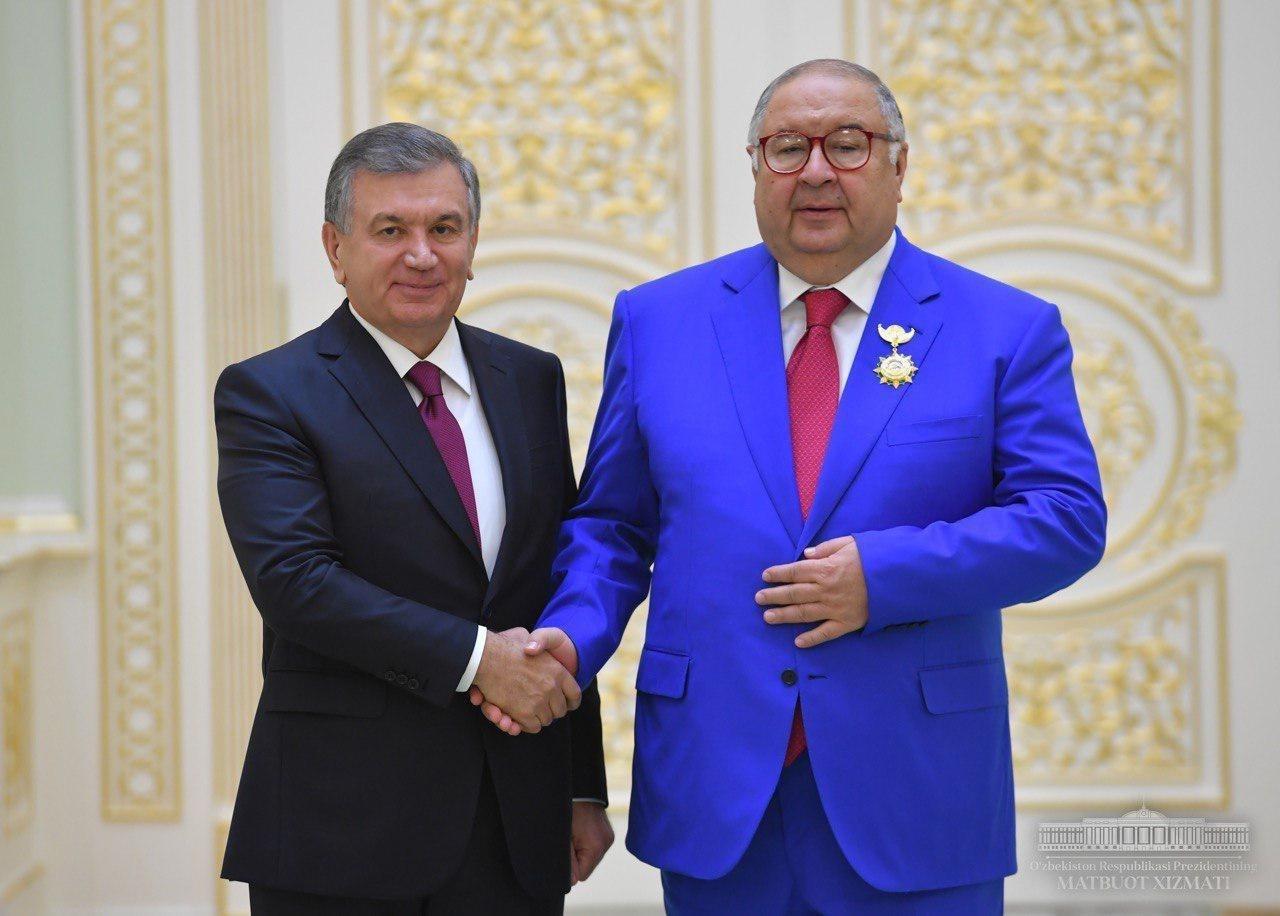 Президент поблагодарил Усманова за поддержку Узбекистана в борьбе с коронавирусом