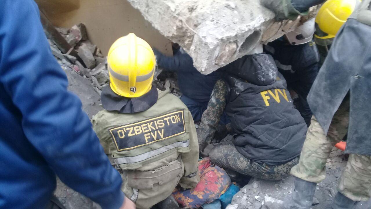 В Самаркандской области из-за вспышки газа обрушилась часть жилого дома: трое человек погибли 