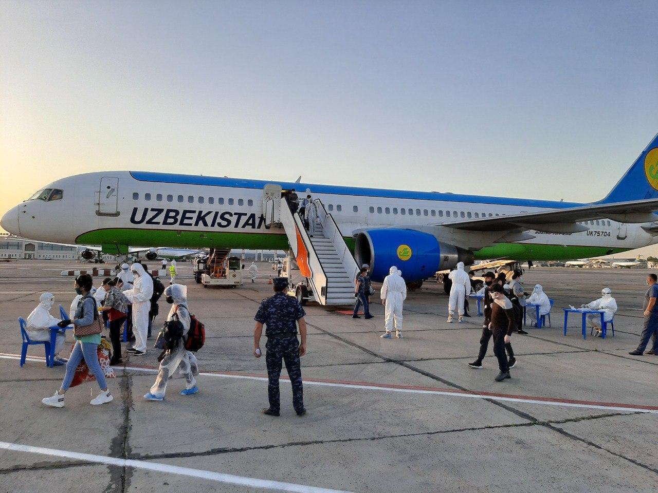 За последние три дня в Узбекистан вернули более 1200 соотечественников