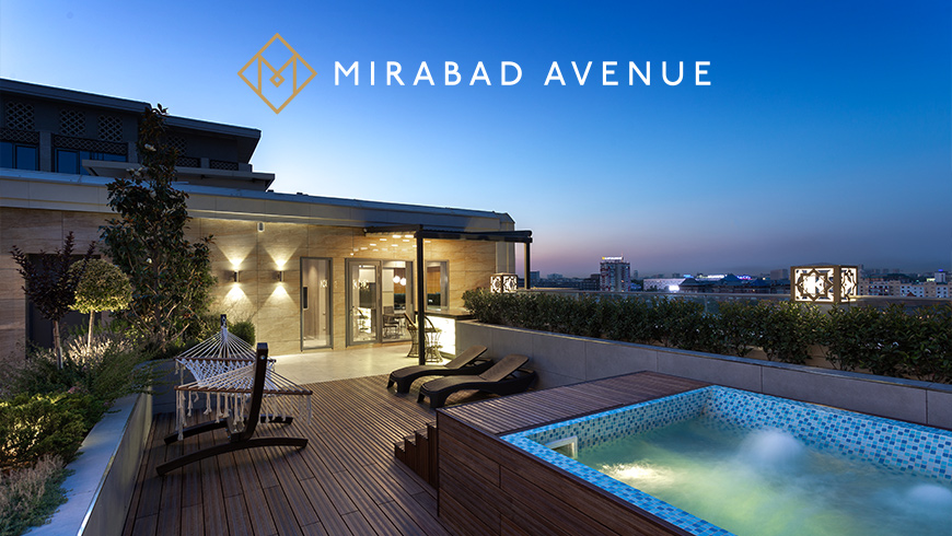 Mirabad Avenue: Скидка 10% на апартаменты с приватными террасами в подарок