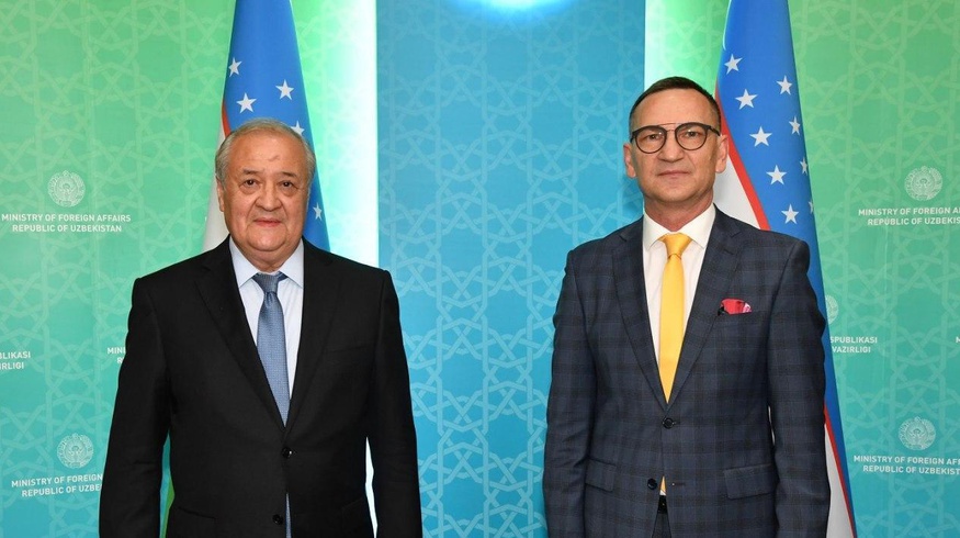 Министр иностранных дел принял нового посла Украины в Узбекистане
