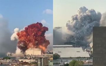 В столице Ливана прогремел мощный взрыв: видео момента засняли очевидцы 