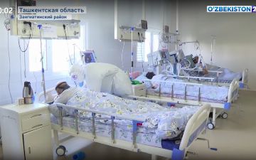 Узбекское ТВ показало репортаж с отличными условиями в Зангиатинской больнице