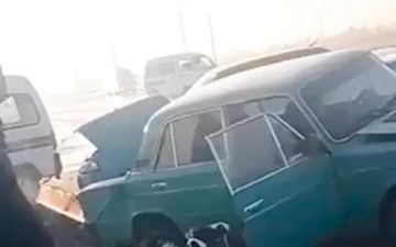 Кибрайский дрифт: в Ташобласти случилась комбо-авария с участием пяти автомобилей
