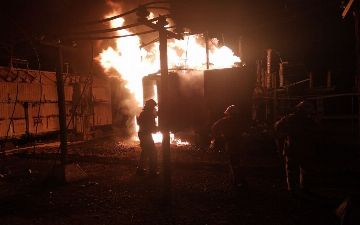 В Ташобласти на трансформаторной подстанции произошел пожар