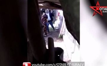 Житель Сурхандарьи избил соседку во дворе дома - видео