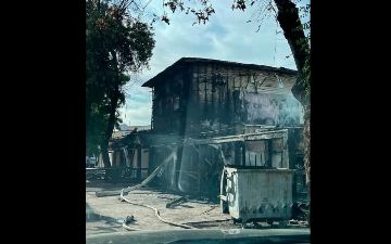 В Яшнабадском районе столицы сгорел ресторан Peggy’s Bar &amp; Grill