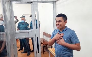 В Термезе прошел апелляционный суд по делу Отабека Сатторий