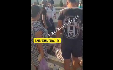 В Самарканде водитель «Спарка» сбил пешехода - видео