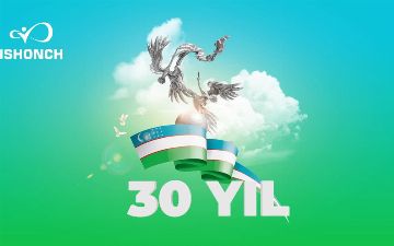 Компания ISHONCH поздравляет всех с Днем Независимости Узбекистана 