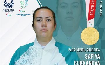Седьмое золото для Узбекистана завоевала Сафия Бурханова на Паралимпиаде Токио-2020