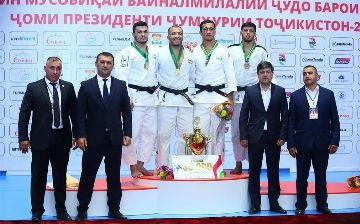 Дзюдоисты из Узбекистана завоевали 5 медалей на Кубке Президента Таджикистана